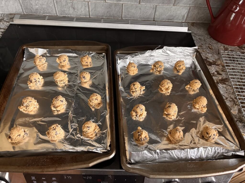 unbaked cookies