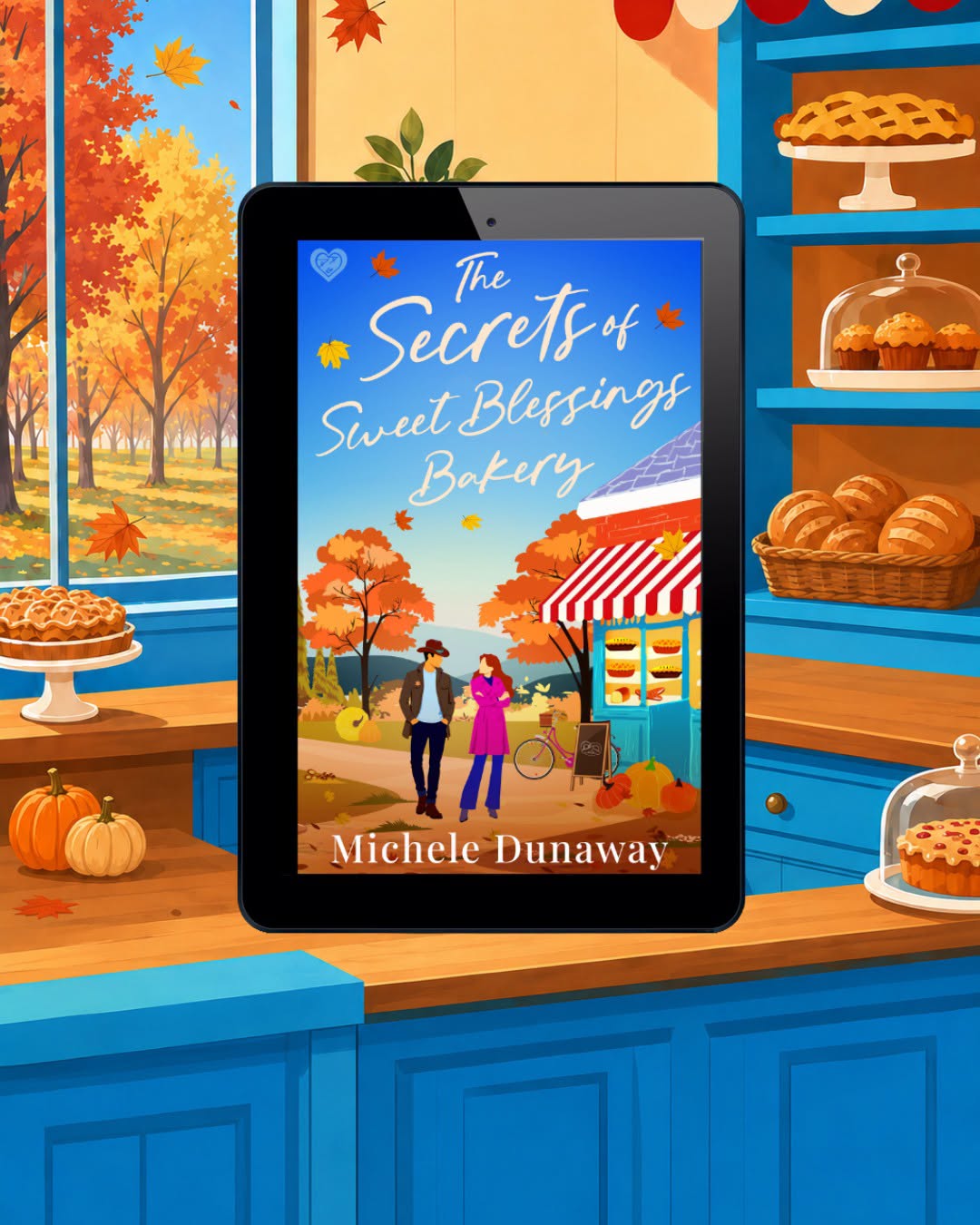 sweet blessings book in a bakery